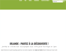 Tablet Screenshot of guide-irlande.com